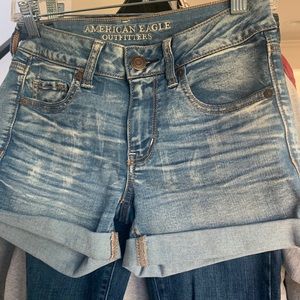 American eagle jean shorts